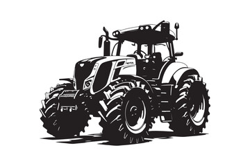 Tractor Silhouette Design Bundle