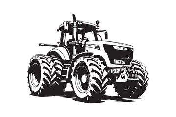 Tractor Silhouette Design Bundle