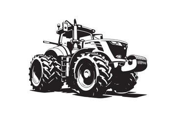 Tractor Silhouette Design Bundle