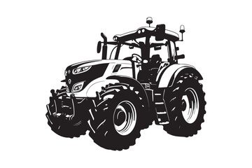 Tractor Silhouette Design Bundle