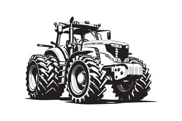 Tractor Silhouette Design Bundle