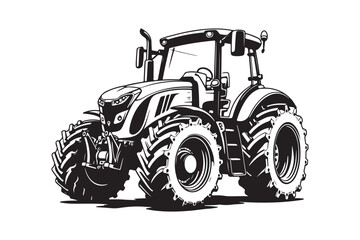 Tractor Silhouette Design Bundle