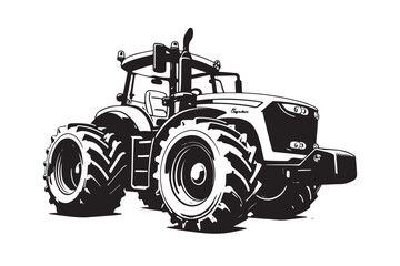 Tractor Silhouette Design Bundle