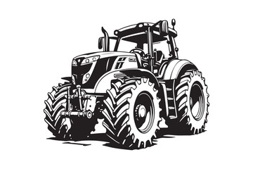 Tractor Silhouette Design Bundle