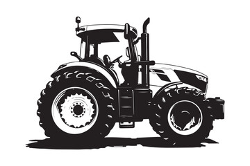 Tractor Silhouette Design Bundle