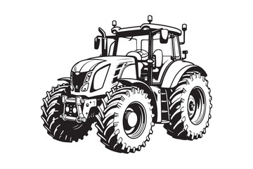 Tractor Silhouette Design Bundle