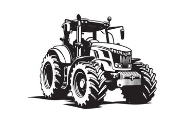 Tractor Silhouette Design Bundle