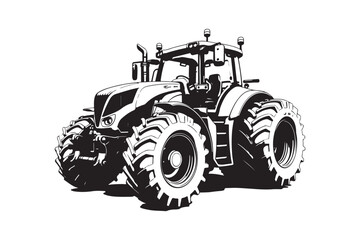 Tractor Silhouette Design Bundle