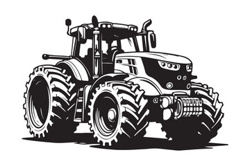Tractor Silhouette Design Bundle