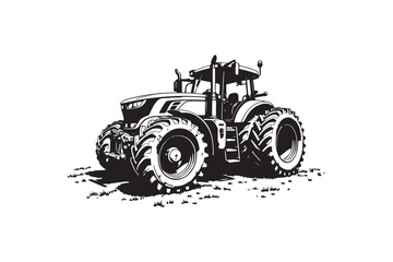 Tractor Silhouette Design Bundle
