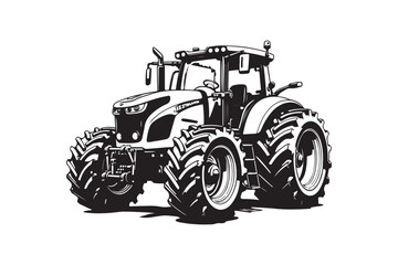 Tractor Silhouette Design Bundle