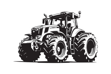 Tractor Silhouette Design Bundle