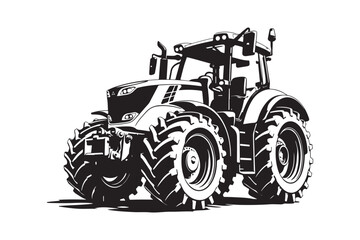Tractor Silhouette Design Bundle