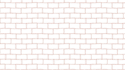 Fototapeta premium レンガ 線のみ
