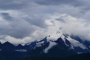 mountains and clouds, Shangri-La