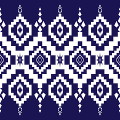 The geometric ethnic pattern of traditional style. Navajo, America Indian patterns. Design for background, wallpaper, clothing, wrapping, Batik, fabric, and prints. Vector illustration.
