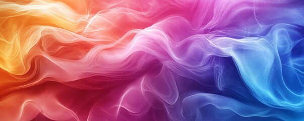 Fototapeta premium Mixing Colors Digital Background with Smooth Flow, Generative AI