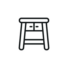 Night stand vector design templates simple and modern