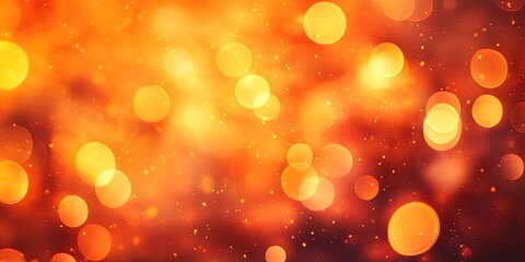 Vibrant orange bokeh backdrop with glowing circular light elements in a warm vertical layout ideal for social media ads and promotional designs