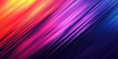 Obraz premium Colorful abstract gradient background with vibrant pink, purple, and orange diagonal lines creating dynamic motion blur effects in smooth transitions