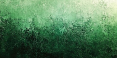Fototapeta premium Textured background with rich green gradients transitioning from dark to light creating depth and an organic feel suitable for various designs