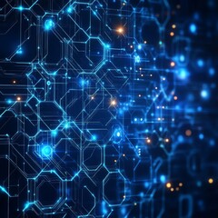 Abstract Medical Digital Background, Generative AI