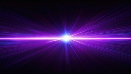 Purple light burst, cosmic energy, dark background, science fiction design