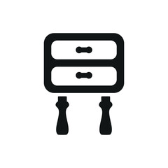 Night stand vector design templates simple and modern