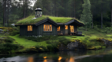 Secluded Cabin Getaway: Cozy Lake House in the Forest