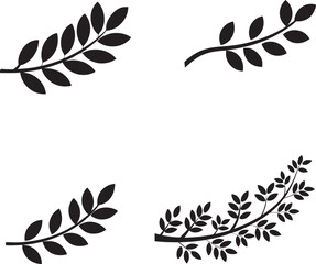 A decorative design element, possibly a floral or ornamental motif. It consists of a central symmetrical shape resembling a flower or a leaf