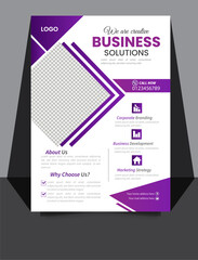 corporate business flyer template design