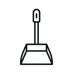 Dustpan utility bathroom vector icon templates modern