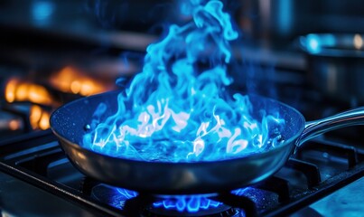 Blue Flame Cooking: Culinary Arts in Action