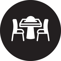 Dining Table glyph icon