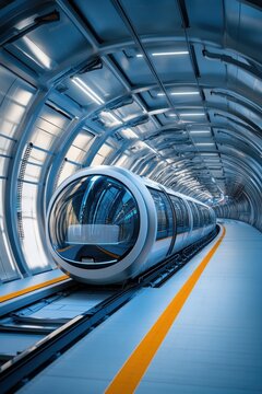 Visualizing a Hyperloop Network: Seamlessly Connecting Urban Centers for the Future of Transportation
