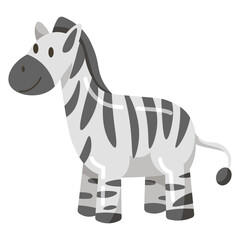 Cute Black and White Zebra