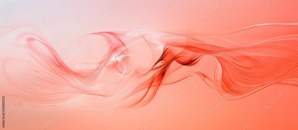 Poster red smoky abstract background with flowing lines creating a captivating atmosphere ideal for busines