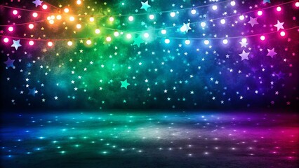 Fototapeta premium Blackground of abstract glitter lights. Silver and gold. De focused. Shimmering, festive glow in defocused motion, celebration bokeh on silver and gold sparkling background, blurred brilliance
