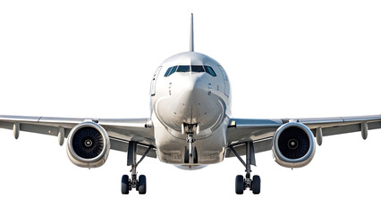 Naklejka premium High-Tech Commercial, Military, and Private Aircrafts with Next-Gen Navigation Systems, Advanced Flight Features, and Premium Comfort on a Transparent Background