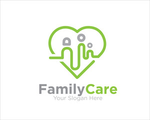 love family care logo designs for medical protection