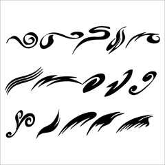 Abstract Swirl Design Element. Can be used as graphic design 