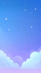 Obraz premium Dreamy Starry Sky Cloud