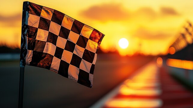 Sunset Finish Line: Racing at Golden Hour