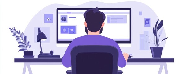 Video Conference Online Interview Business Call Generative AI