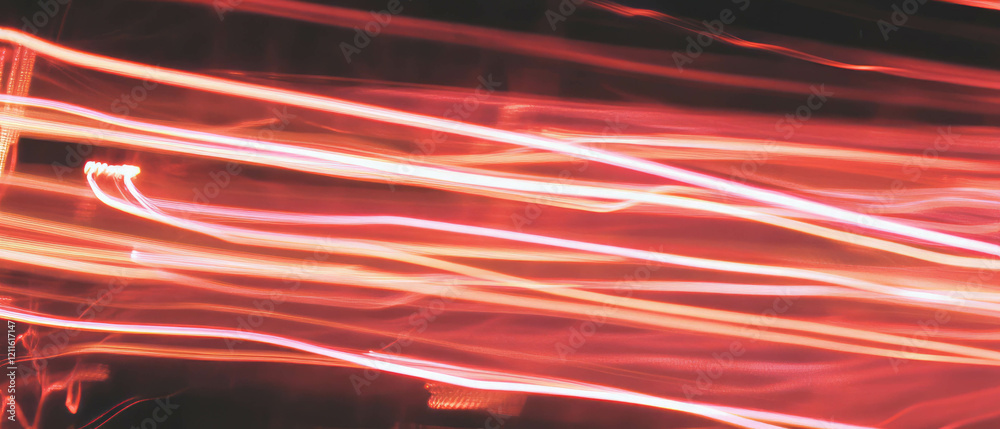Poster Wires create dynamic patterns of light and energy in a vibrant abstract composition