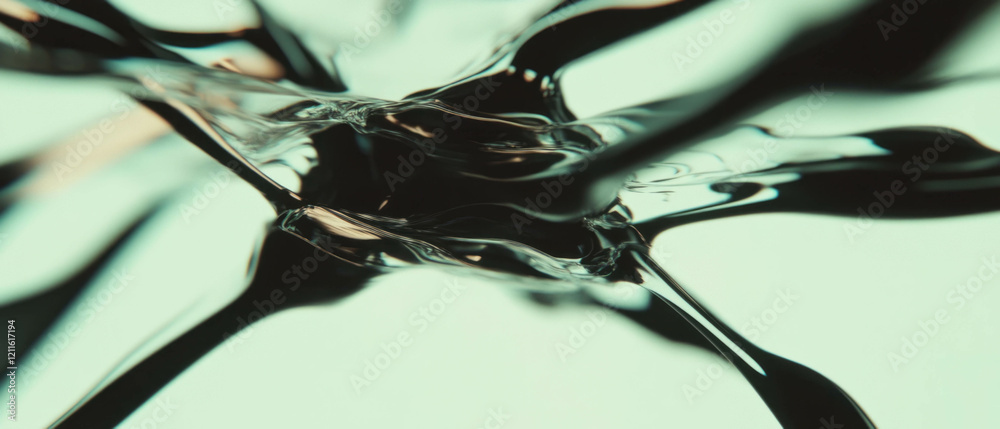 Poster Wires create a visual illusion of speed and movement in abstract design
