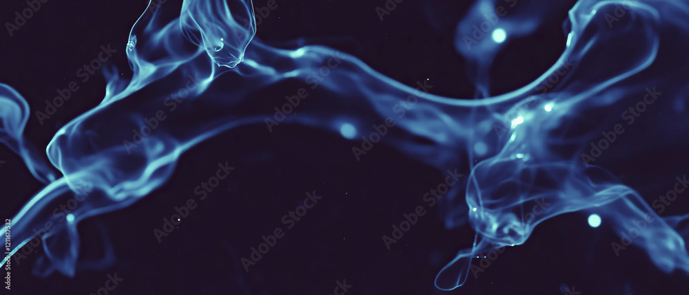 Aufkleber Dynamic abstraction of wires depicting speed and celestial movement in dark tones