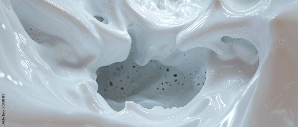 Poster Exploring intricate forms and textures in abstract 3D artistic creations