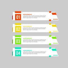 Modern vector infographic with minimalist design, perfect for visually presenting data attractively.