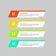Modern vector infographic with minimalist design, perfect for visually presenting data attractively.